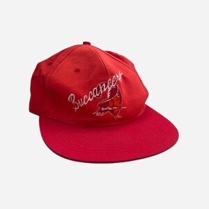 Vintage Tampa Bay Buccaneers NFL Hat in Red